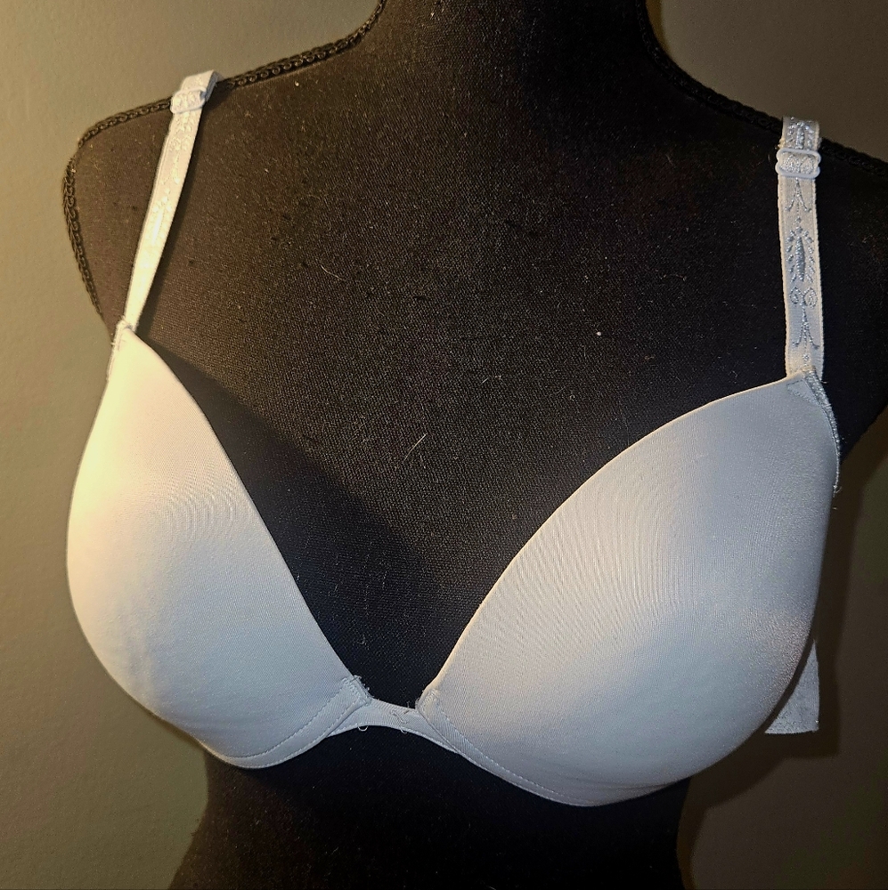 CHANTELLE LIGHT GRAY BLUISH BRA SIZE 36C